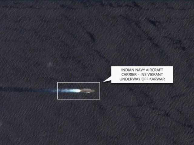 Pakistan Navy forces Indian aircraft carrier to retreat in Arabian Sea
